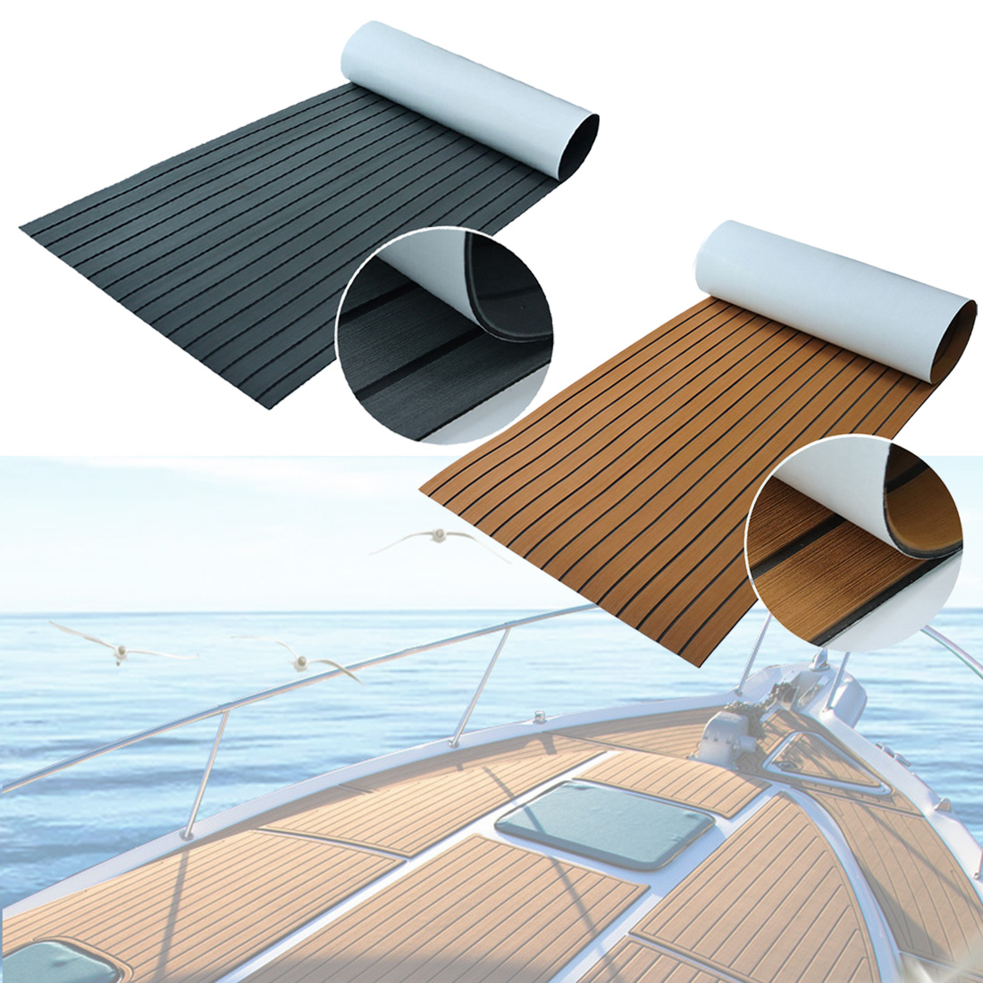 Fishing Boat Fiberglass - EVA Schuimboot Marine Vloerbedekking Kunstteak Bootdek