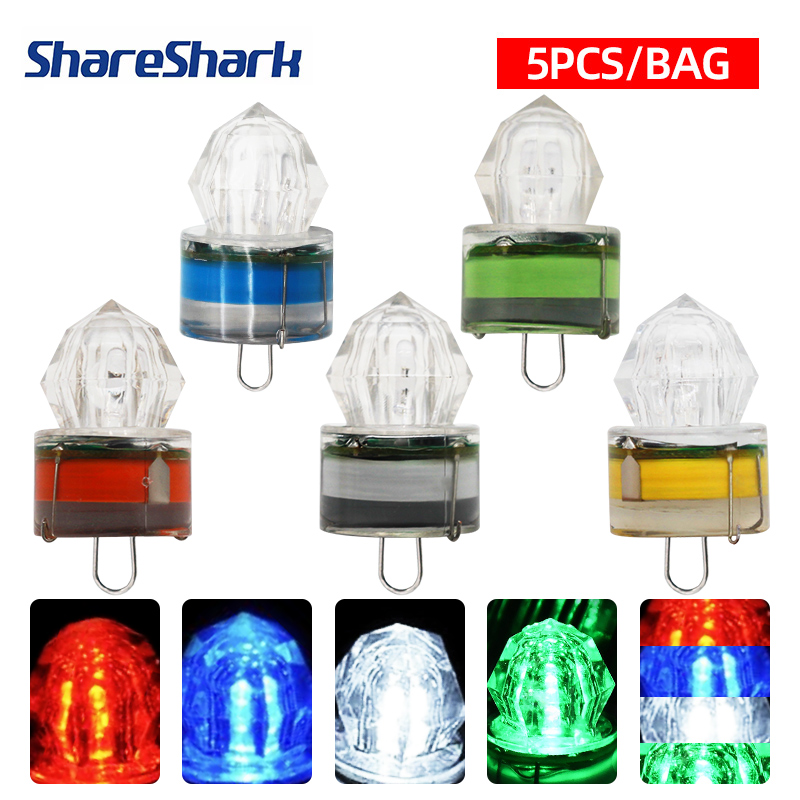 Fishing Boat Navigation Light - ShareShark 5 stks LED Vissen Lamp