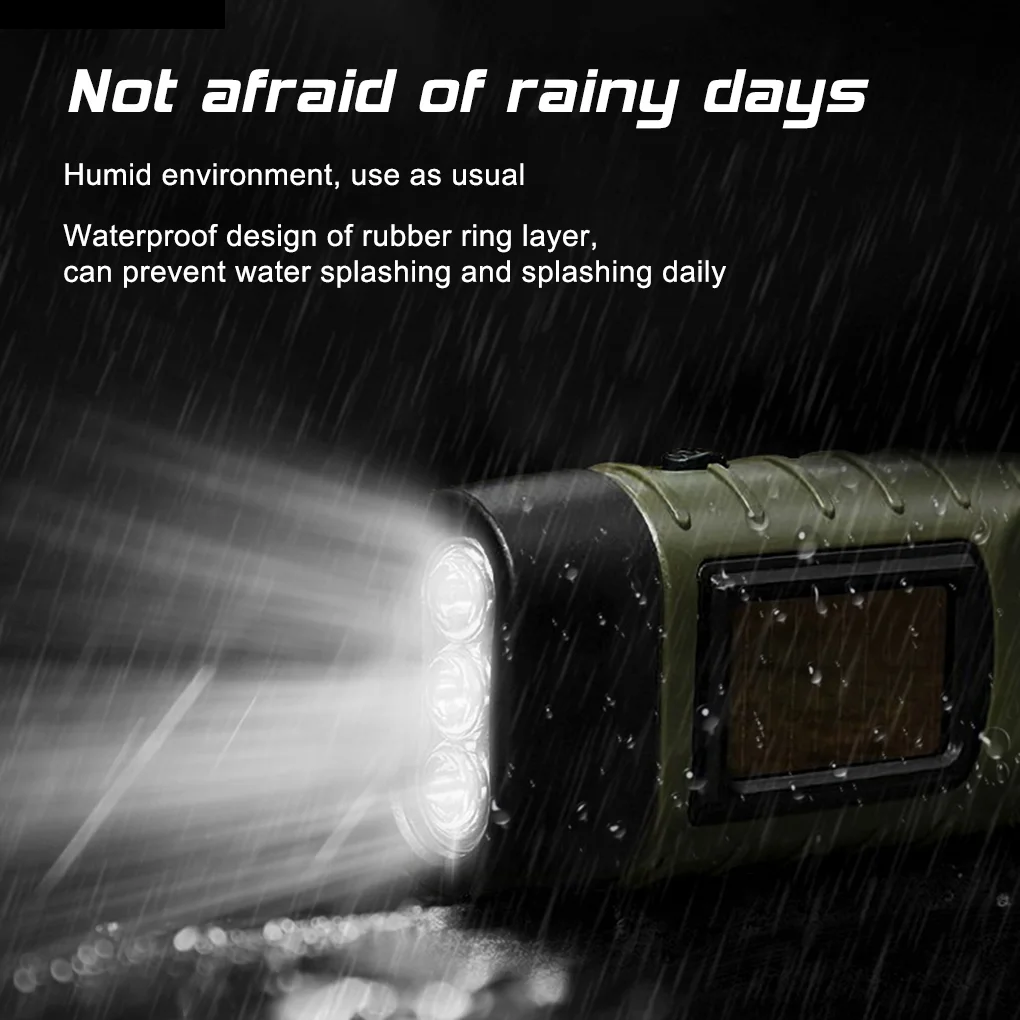 LED-zaklamp Handzwengel Op zon - Fishing Boat Navigation Light recensie en prijs