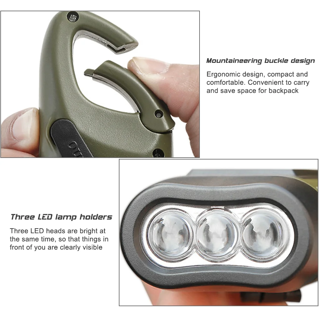 LED-zaklamp Handzwengel Op zon - Fishing Boat Navigation Light recensie en prijs